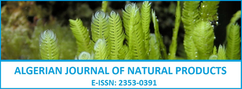 Algerian Journal of Natural Products